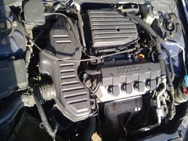 2005 HONDA CIVIC, NAVY BLUE, LX MODEL, 1.7L,AT.  A26221